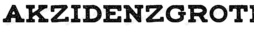 AkzidenzGroteskB bol字体转换